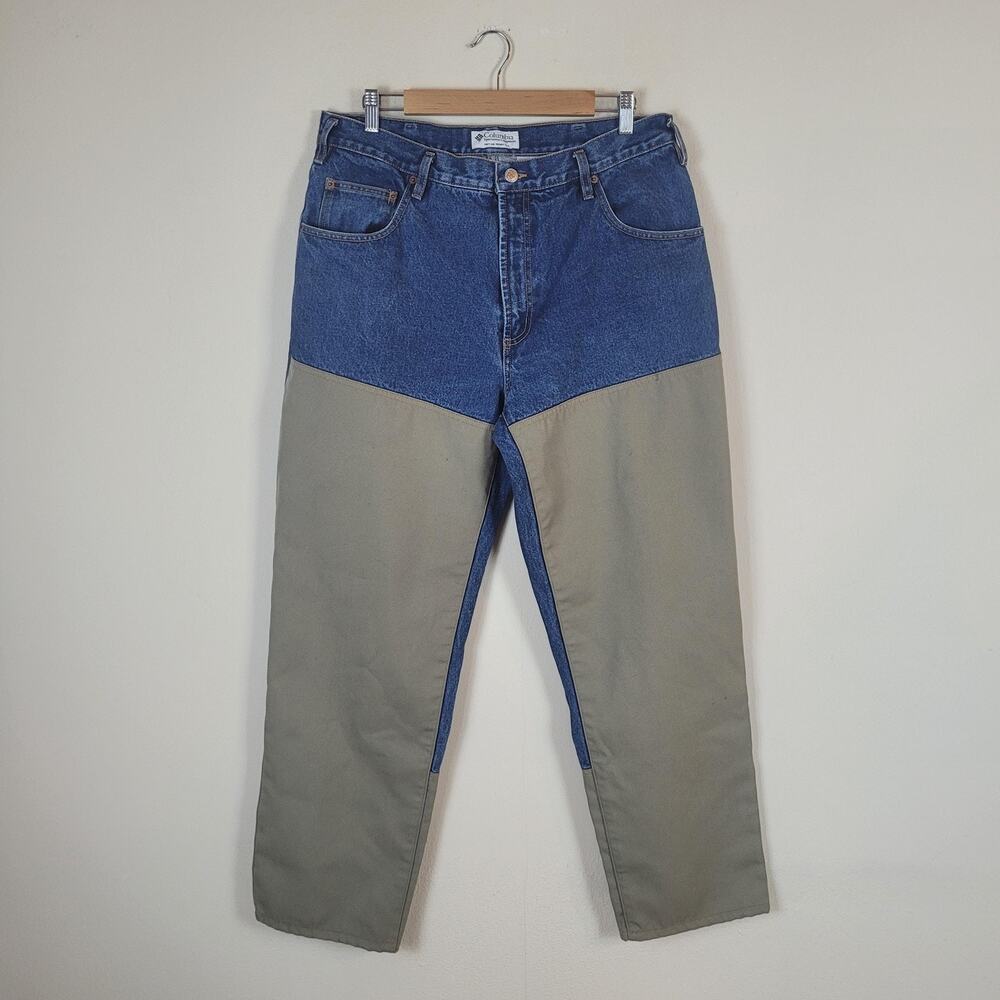 Columbia Jeans 36x32 Brush Guard Reinforced Canvas Denim Hunting Tough Mother